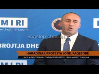 Haradinaj: Protesta e opozitës do gjejë mbështetje - Top Channel Albania - News - Lajme