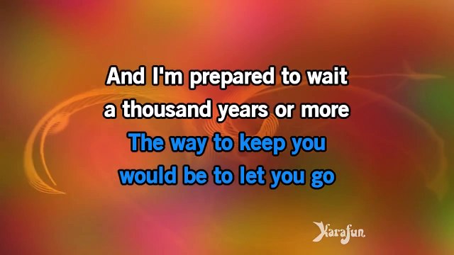 Karaoke A Love Worth Waiting For - Shakin Stevens *