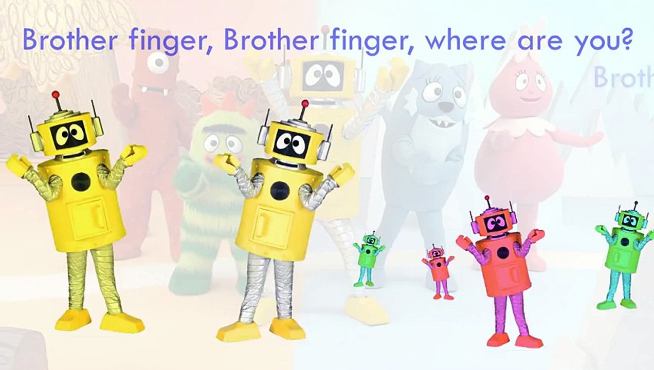 Yo Gabba Gabba Finger Family Songs - Daddy Finger Nursery Rhymes Collection 30 minutes