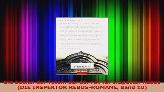 Read Die Seelen der Toten der 10 Fall für Inspector Rebus DIE INSPEKTOR REBUSROMANE Band Full Online