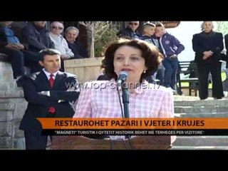 Restaurohet Pazari i Krujës. ‘Magneti’ turistik bëhet më tërheqës - Top Channel - News - Lajme
