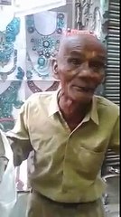 Funny old man singing - bollywood collection