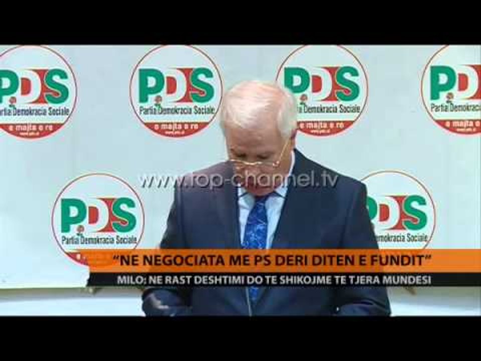 Milo: Në bisedime me PS deri në ditën e fundit - Top Channel Albania - News - Lajme