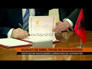 Bushati viziton SHBA-të, takim edhe me John Kerry - Top Channel Albania - News - Lajme