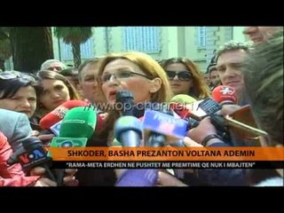 Shkodër, Basha prezanton Voltana Ademin - Top Channel Albania - News - Lajme