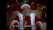 Homem vestido de Papai Noel rouba helicóptero no interior de São Paulo