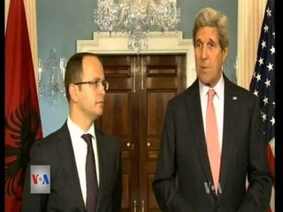 BUSHATI TAKON KERRIN,VLERESON ROLIN E SHQIPERISE NE LUFTEN ANTITERRORIZEM LAJM