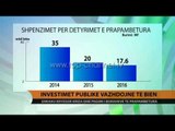 Investimet publike vazhdojnë të bien - Top Channel Albania - News - Lajme