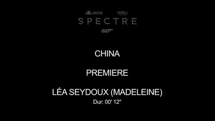 Spectre China Premiere Interview - Lea Seydoux