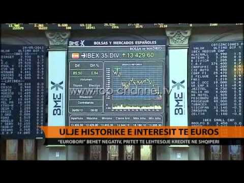 Ulje historike e interesit të euros - Top Channel Albania - News - Lajme