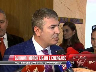 Gjiknuri mbron ligjin e energjisë - News, Lajme - Vizion Plus