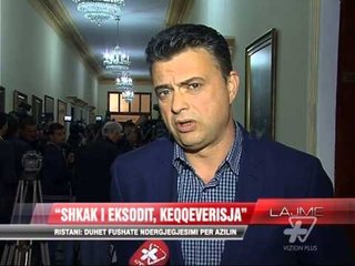 Ristani: Shkak i eksodit, keqqeverisja - News, Lajme - Vizion Plus