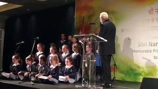 PM Narendra Modi in Ireland: Irish children recite shlokas in Sanskrit