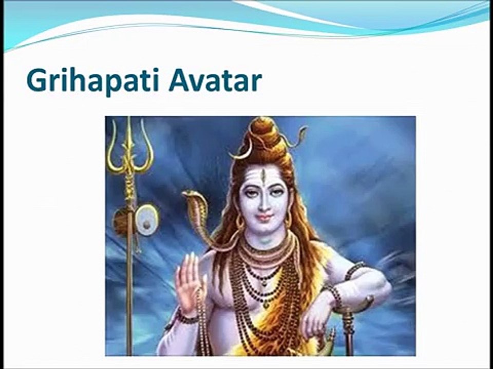 Lord Shiva Avatar : Shiv Bhagvan Ke Avatar