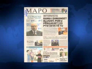 SHTYPI I DITES ME TITUJT KRYESORE TE FAQEVE TE PARA TE GAZETAVE SHQIPTARE E MARTE 28 PRILL 2015