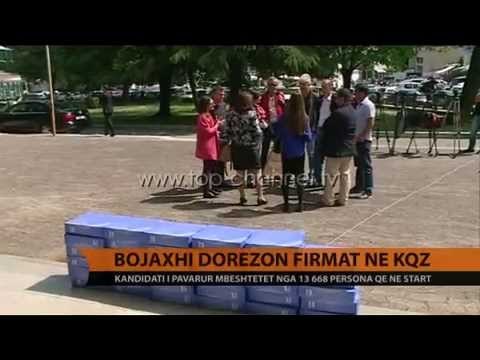 Bojaxhi dorëzon firmat në KQZ - Top Channel Albania - News - Lajme