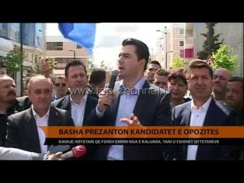 Kavajë, Basha prezanton kandidatët e opozitës - Top Channel Albania - News - Lajme