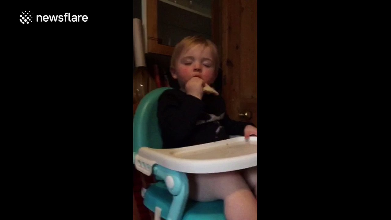 Toddler keeps fallling asleep while eating