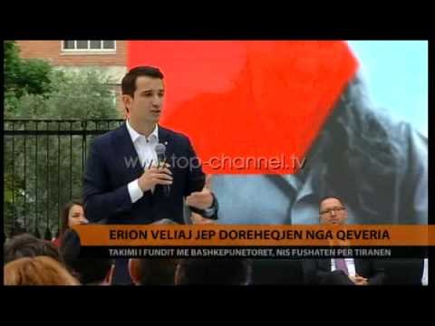 Erion Veliaj mbyll me Dosjet punën si ministër - Top Channel Albania - News - Lajme