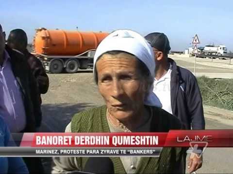 Marinëz, protestë para zyrave të “Bankers” - News, Lajme - Vizion Plus