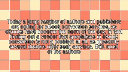 How To Choose Right eBook Conversion Services Company
