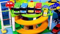 타요 꼬마버스 타요 주차장놀이 Tayo the little bus Parking Tower and car toys