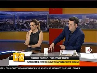 7pa5 - Funksionimi i ligjit te dosjeve - 4 Maj 2015 - Show - Vizion Plus
