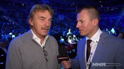 KSW 33  Zbigniew Boniek fanem dobrego MMA