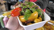 London Street Food from Brazil. Churrasco Eaten at Camden Lock Market