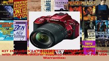 HOT SALE  Nikon D5500 WiFi Digital SLR Camera  18140mm VR DX AFS Red with 70300mm Lens  32GB