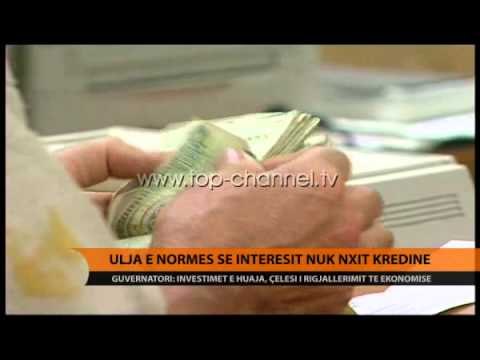 Ulja e normës së interesit nuk nxit kredinë - Top Channel Albania - News - Lajme