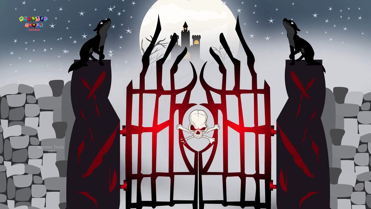 Monster Truck in Haunted House   Monster Truck Halloween