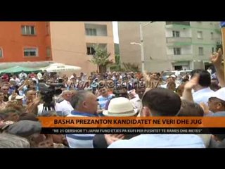 Basha, me kandidatët nga veriu në jug - Top Channel Albania - News - Lajme