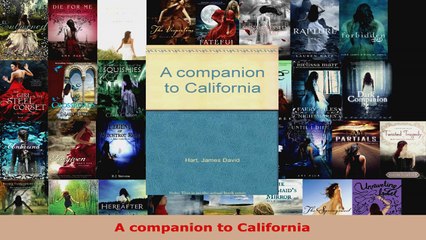 Read  A companion to California Ebook Free