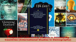 Read  Prospective Community Studies in Developing Countries International Studies in EBooks Online