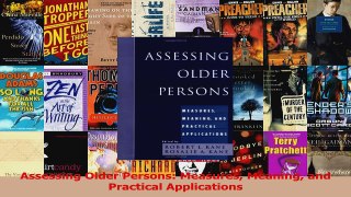 Read  Assessing Older Persons Measures Meaning and Practical Applications Ebook Free