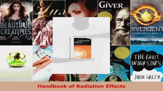 Read  Handbook of Radiation Effects Ebook Free