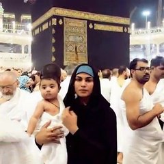 Veena Malik Khan & Asad Bashir Khan perform Umrah with their adorable son Abram Khan