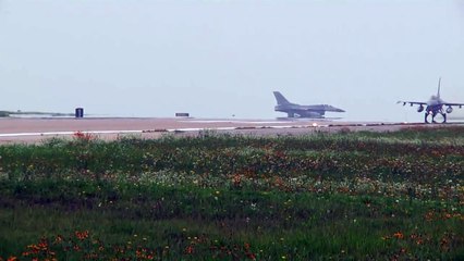 F 16 Takeoffs Kunsan Air Base South Korea