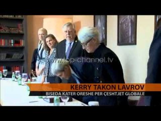 Kerry takon Lavrov - Top Channel Albania - News - Lajme