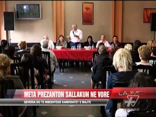 Meta prezanton Sallakun në Vorë - News, Lajme - Vizion Plus