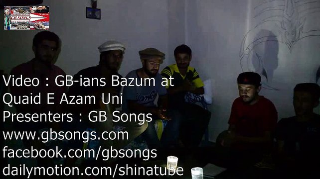 GB -ians bazum at Quiad E Azam Uni by Azeem Hunzai