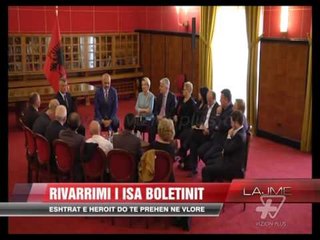 Rivarrimi i Isa Boletinit në Vlorë - News, Lajme - Vizion Plus