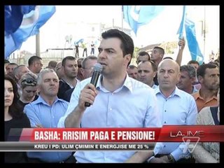 Basha: Rrisim paga e pensione! - News, Lajme - Vizion Plus