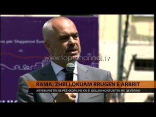 Rama: Zhbllokuam Rrugën e Arbrit  - Top Channel Albania - News - Lajme