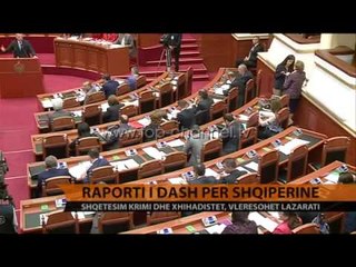 Raporti i DASH për Shqipërinë - Top Channel Albania - News - Lajme