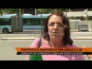 Protesta e banorëve tek “Unaza e re” - Top Channel Albania - News - Lajme