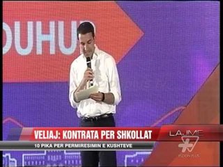 Veliaj: Kontrata për shkollat - News, Lajme - Vizion Plus