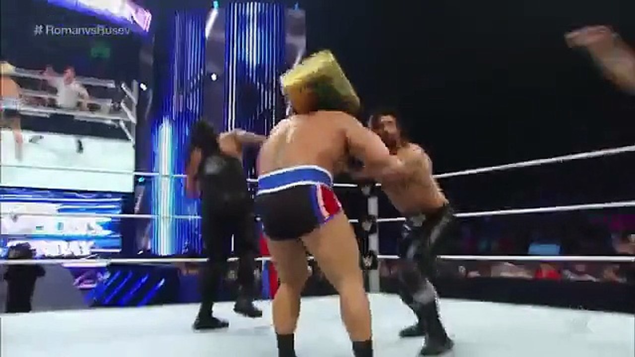 WWE SmackDown- Roman Reigns vs. Rusev Full Match HQ-Video