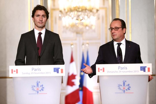 Déclaration conjointe avec le Premier Ministre du Canada, Justin TRUDEAU